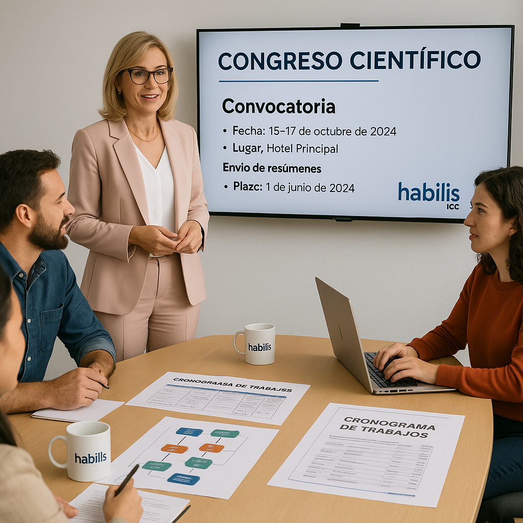 “Gestión de eventos científicos” — eventos académicos impecables y con impacto institucional