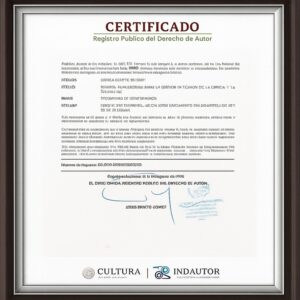 Certificado CopyRight Scintra