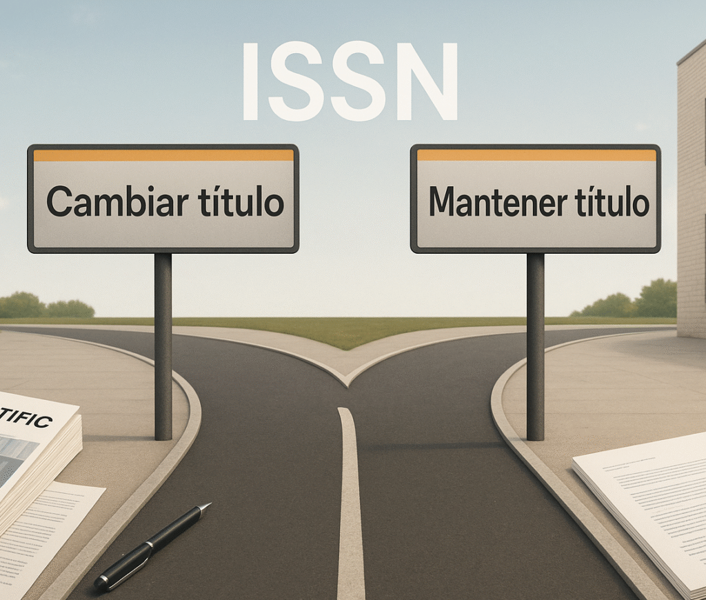 Cambiar nombre ISSN - Herrington Cambio nombre revista científica